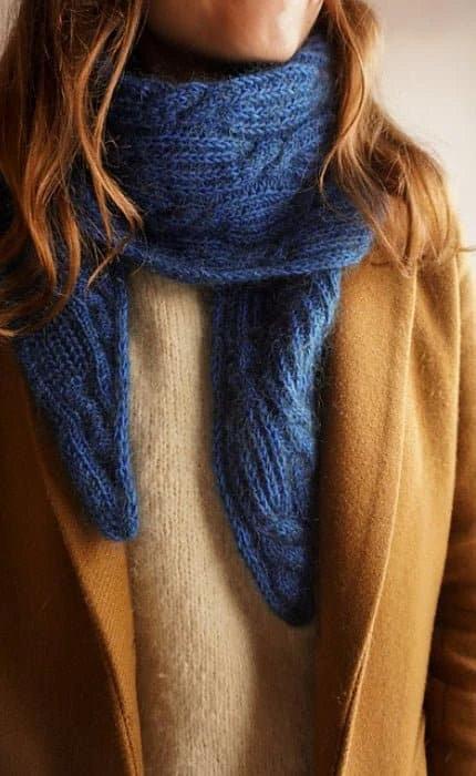 Minou Schal - SUNDAY & SILKHAIR - Strickset von KNITTING DEER jetzt online kaufen bei OONIQUE