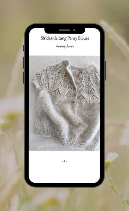 Pansy Blouse - ANLEITUNG von CRISALINO jetzt online kaufen bei OONIQUE