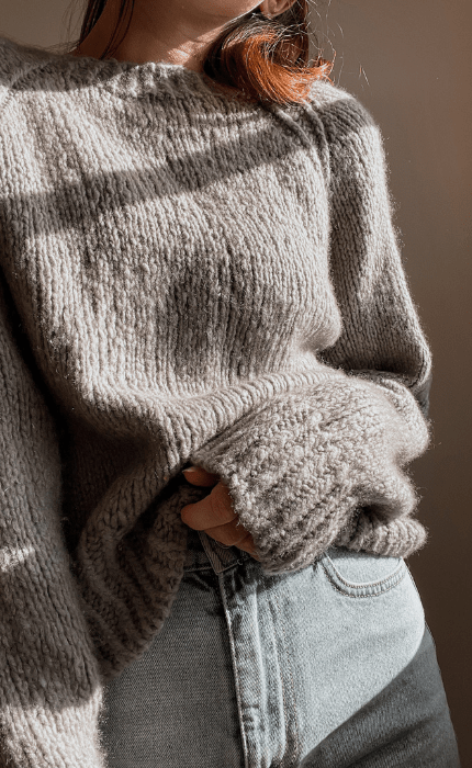 Cozy Cloud Sweater - BRUSHMERE - Strickset von OONIQUE jetzt online kaufen bei OONIQUE