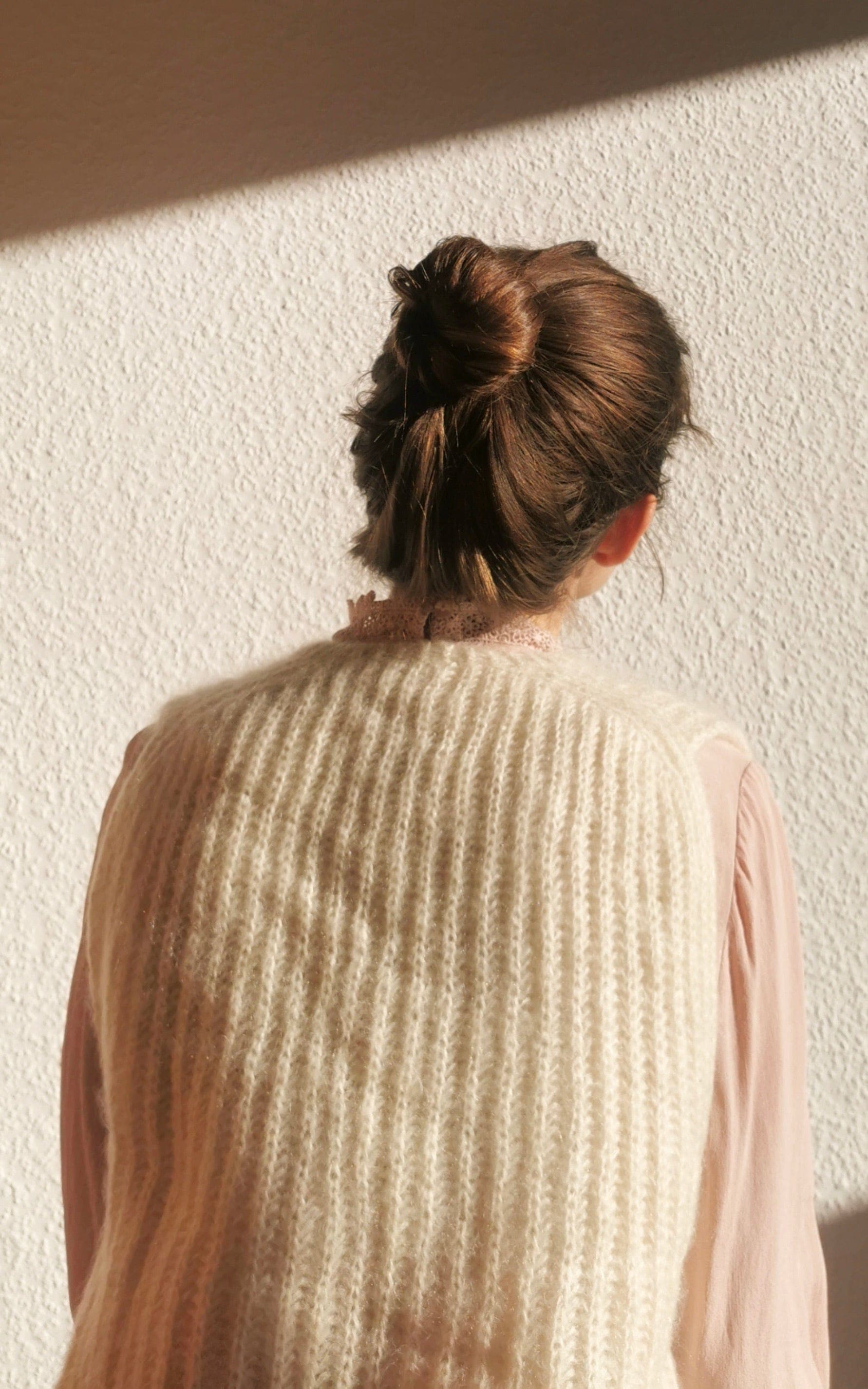 Fluffy Cloud Slipover - SILKHAIR - Strickset von ANN.KA.THRIN jetzt online kaufen bei OONIQUE