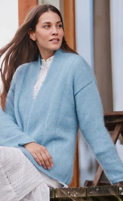 Cardigan - ECOPUNO & SILKHAIR - Strickset von LANA GROSSA jetzt online kaufen bei OONIQUE