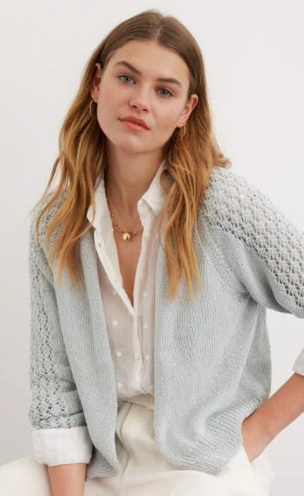 Cardigan - LANDLUST SOMMERSEIDE - Strickset von LANA GROSSA jetzt online kaufen bei OONIQUE