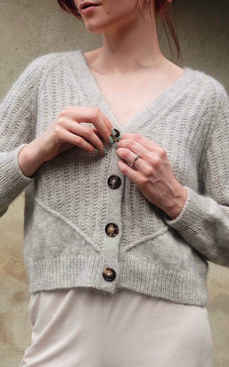 Cosmo Cardigan - TYNN SILK MOHAIR & SUNDAY EDITION - Strickset von RUST KNITWEAR jetzt online kaufen bei OONIQUE