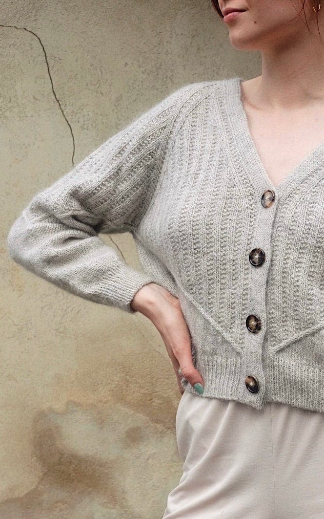 Cosmo Cardigan - TYNN SILK MOHAIR & SUNDAY EDITION - Strickset von RUST KNITWEAR jetzt online kaufen bei OONIQUE