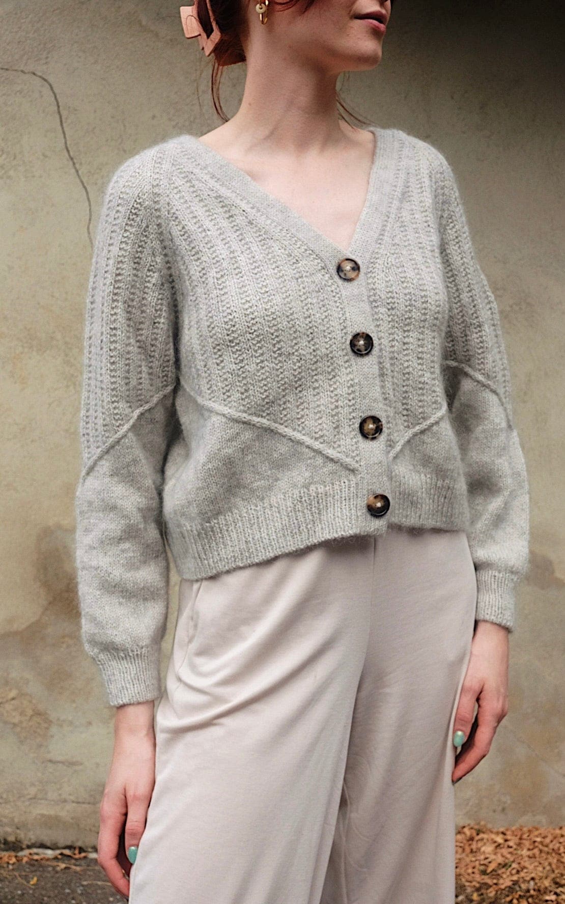 Cosmo Cardigan - TYNN SILK MOHAIR & SUNDAY EDITION - Strickset von RUST KNITWEAR jetzt online kaufen bei OONIQUE