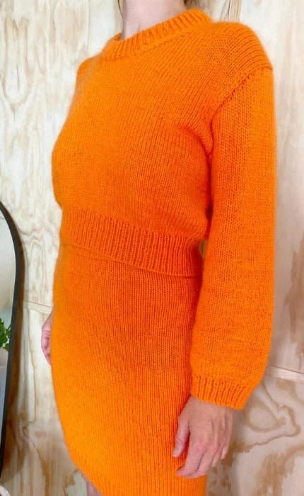 Crew Jumper - SUNDAY & TYNN SILK MOHAIR - Strickset von SPEKTAKELSTRIK jetzt online kaufen bei OONIQUE