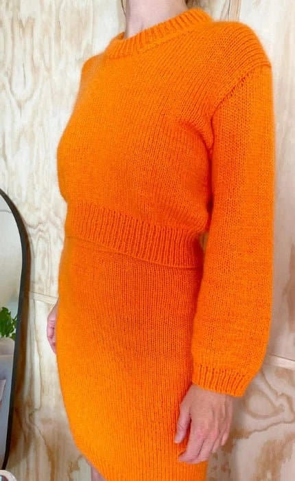 Crew Skirt - SUNDAY & TYNN SILK MOHAIR - Strickset von SPEKTAKELSTRIK jetzt online kaufen bei OONIQUE