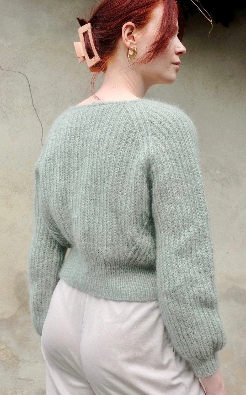 Lucy Bluse - TYNN SILK MOHAIR - Strickset von KNITTING DEER jetzt online kaufen bei OONIQUE