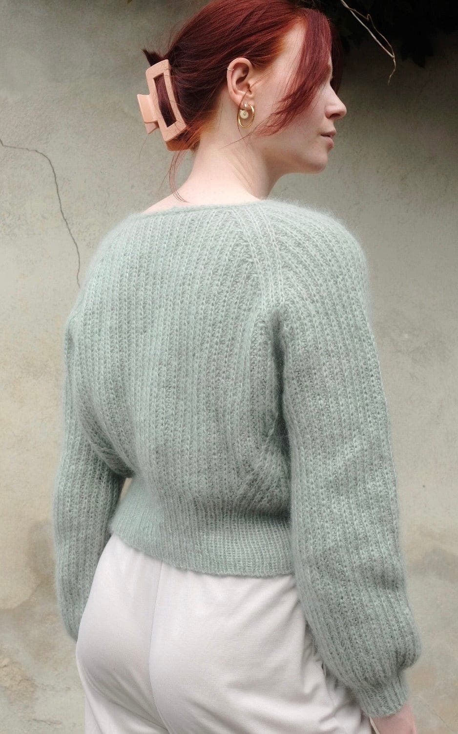 Lucy Bluse - TYNN SILK MOHAIR - Strickset von KNITTING DEER jetzt online kaufen bei OONIQUE