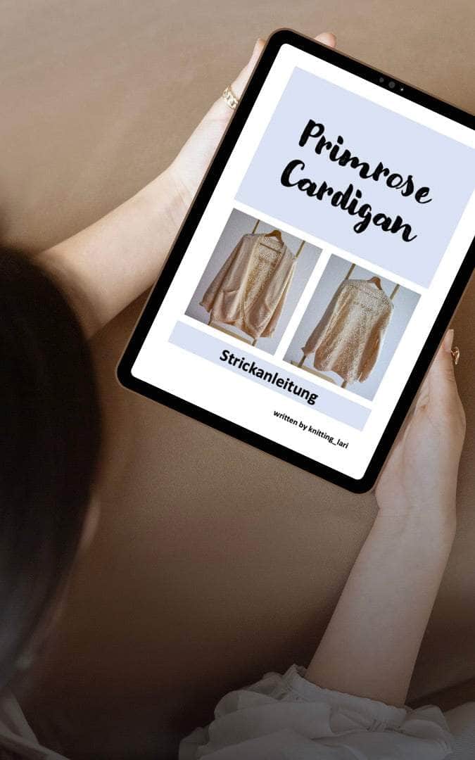 Primrose Cardigan - ANLEITUNG von KNITTING_LARI jetzt online kaufen bei OONIQUE