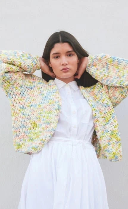 Kurze Jacke - GELATO - Strickset von LANA GROSSA jetzt online kaufen bei OONIQUE