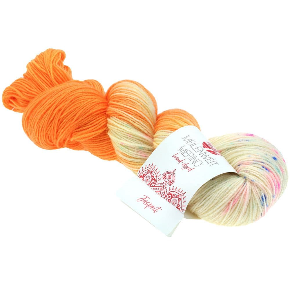 LANA GROSSA Garn 10 - Jasprit MEILENWEIT 100 MERINO HAND-DYED