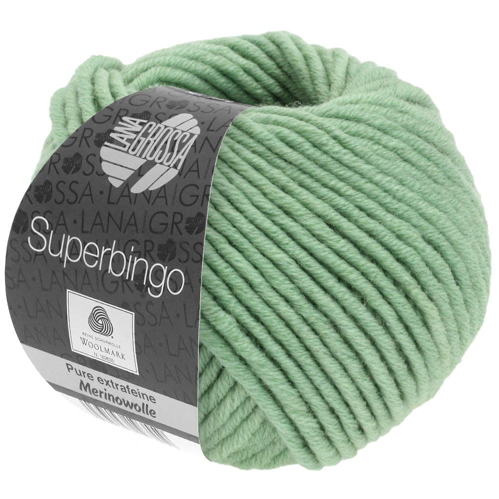 LANA GROSSA Garn 104 - Lindgrün SUPERBINGO