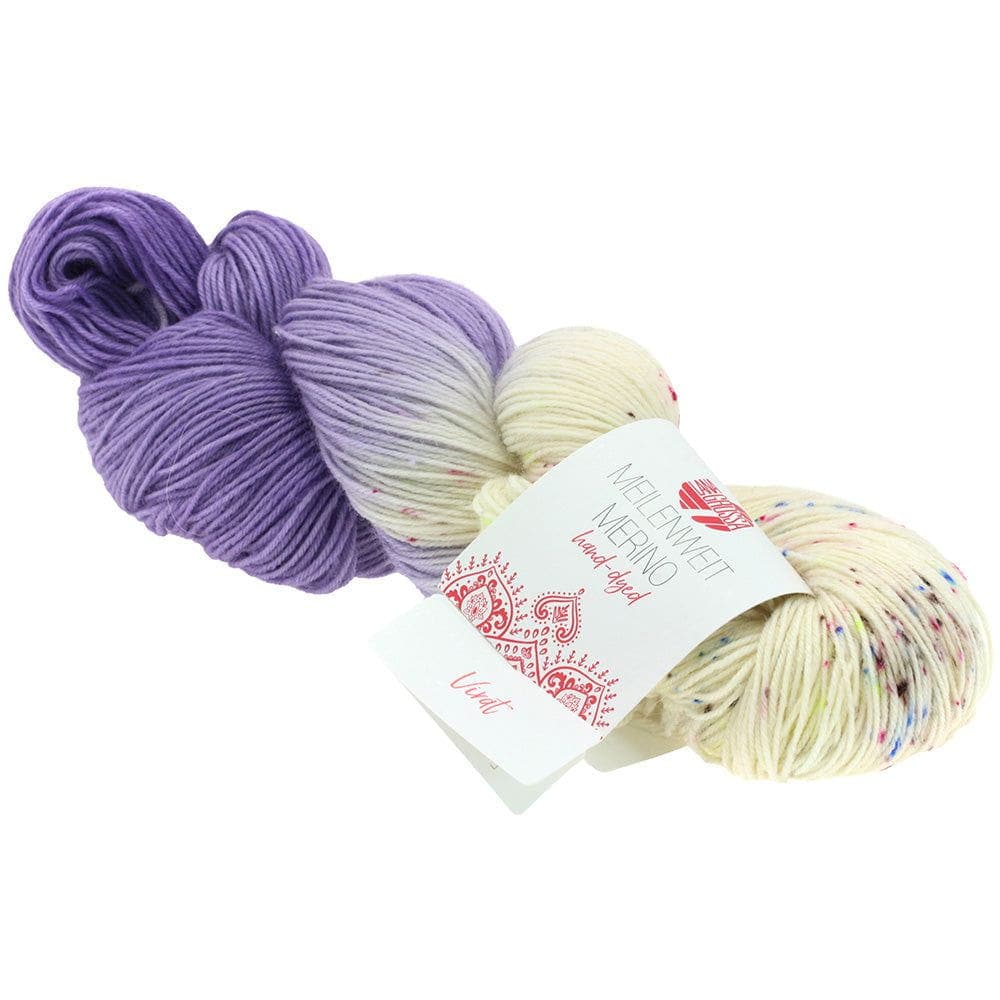 LANA GROSSA Garn 11 - Virat MEILENWEIT 100 MERINO HAND-DYED