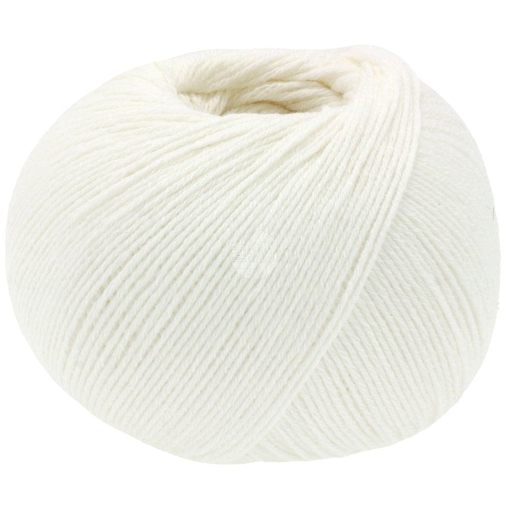 LANA GROSSA Garn 11 - Weiß COTTON WOOL