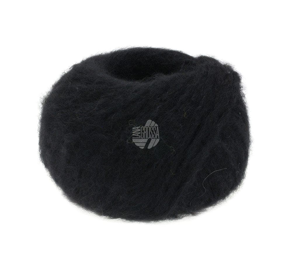 LANA GROSSA Garn 16 - Schwarz ALPACA MODA