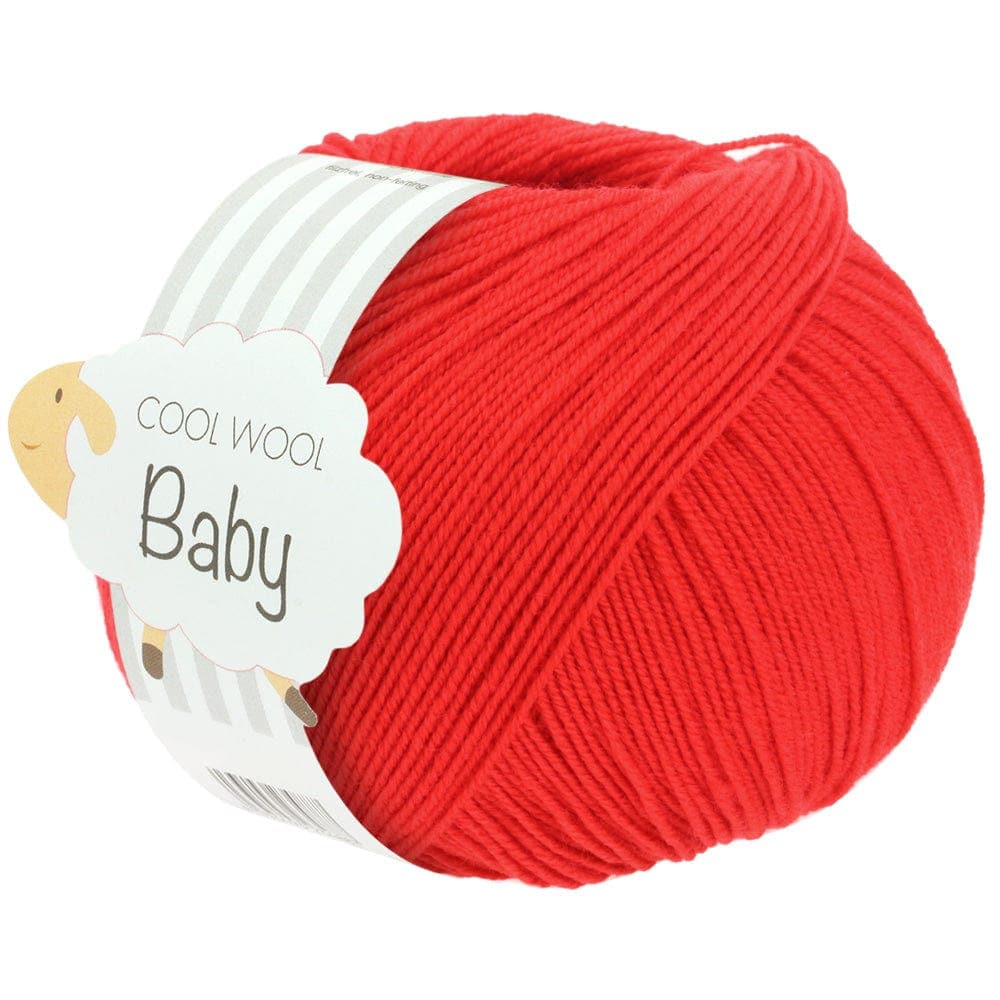 LANA GROSSA Garn 293 - Rot COOL WOOL BABY