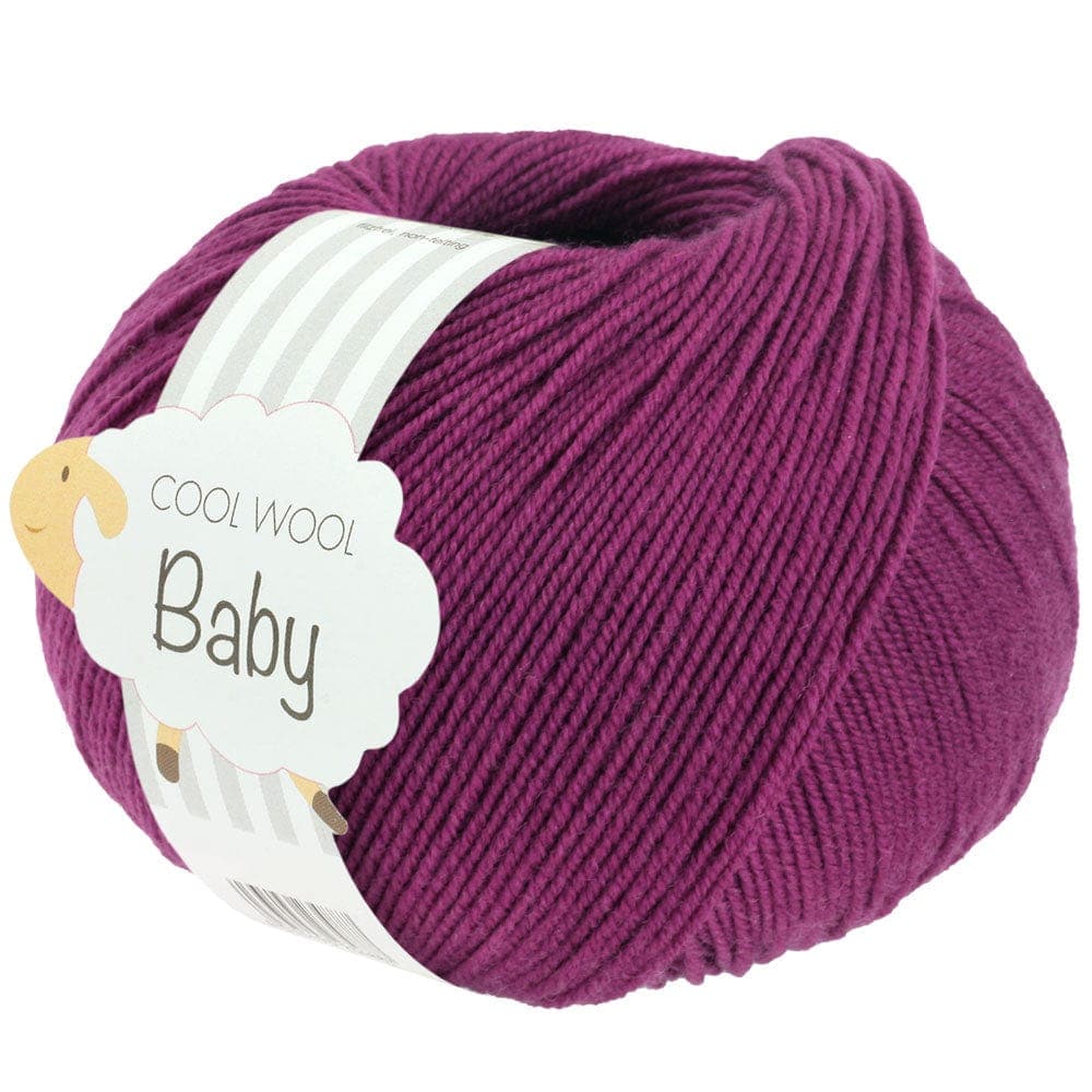 LANA GROSSA Garn 296 - Rotviolett COOL WOOL BABY