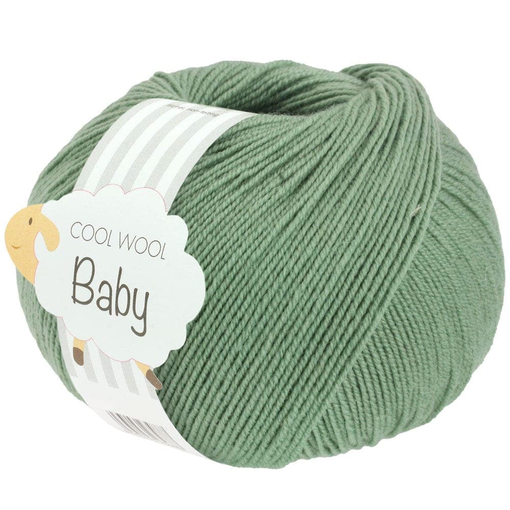 LANA GROSSA Garn 297 - Resedagrün COOL WOOL BABY