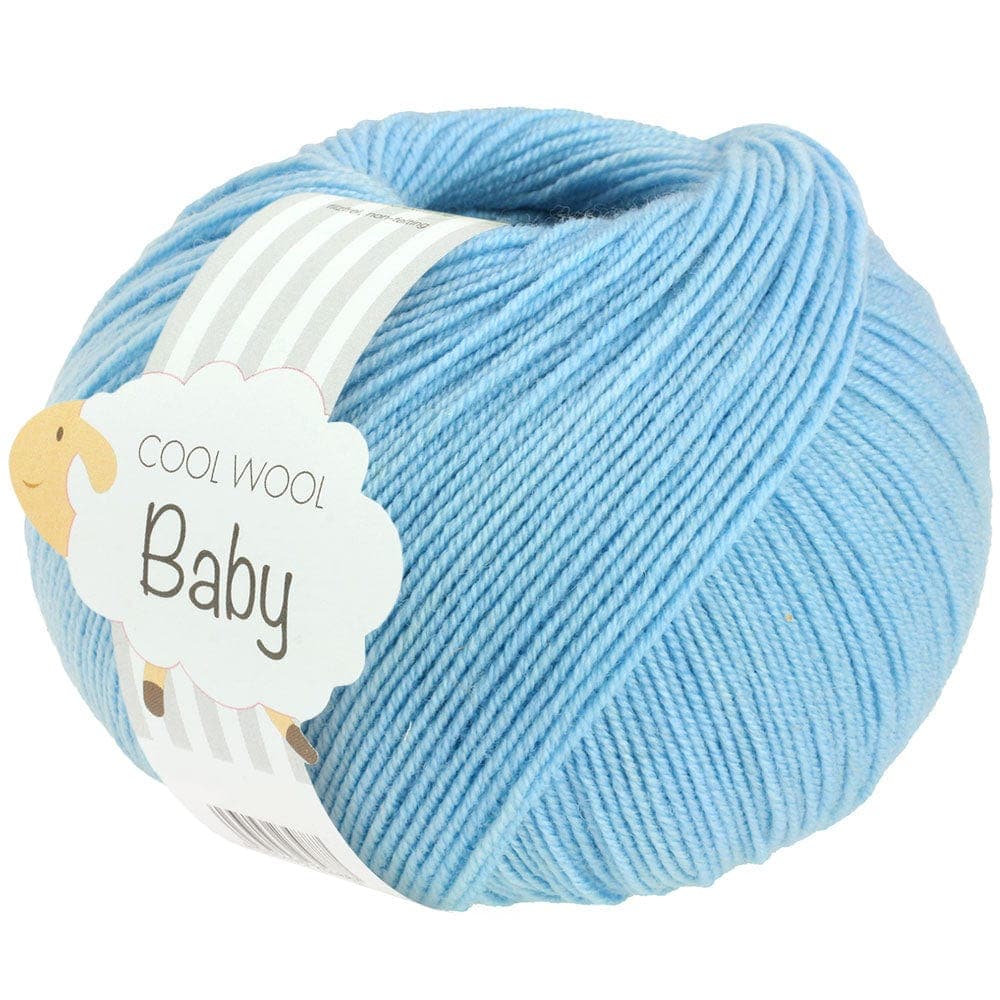 LANA GROSSA Garn 298 - Himmelblau COOL WOOL BABY