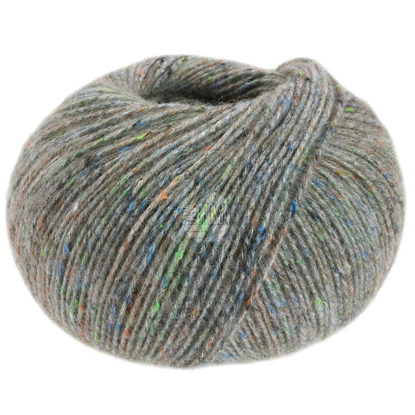 LANA GROSSA Garn 303 - Grüngrau meliert ECOPUNO TWEED