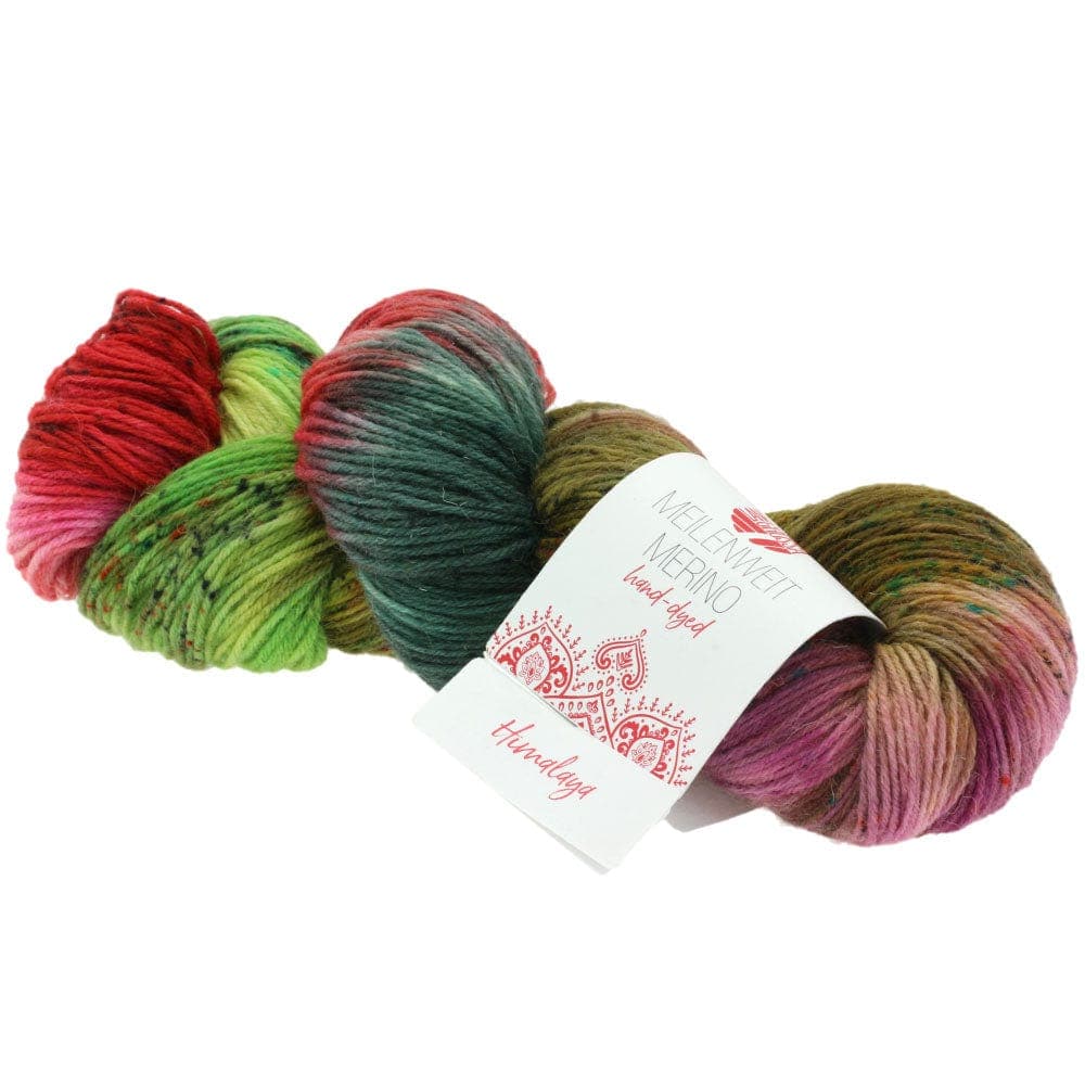 LANA GROSSA Garn 307 - Himalaya MEILENWEIT 100 MERINO HAND-DYED