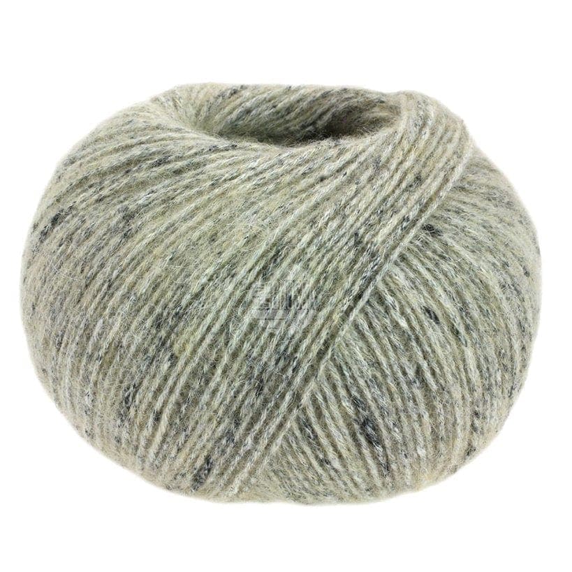 LANA GROSSA Garn 309 - Eierschalengrau meliert ECOPUNO TWEED