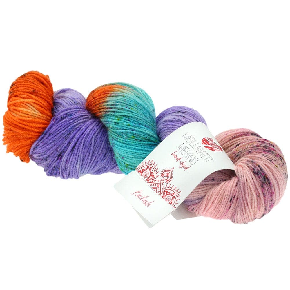 LANA GROSSA Garn 309 - Kailash MEILENWEIT 100 MERINO HAND-DYED