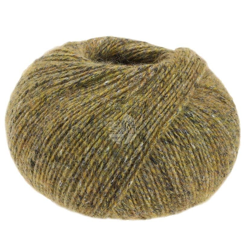 LANA GROSSA Garn 310 - Gelbgrau meliert ECOPUNO TWEED