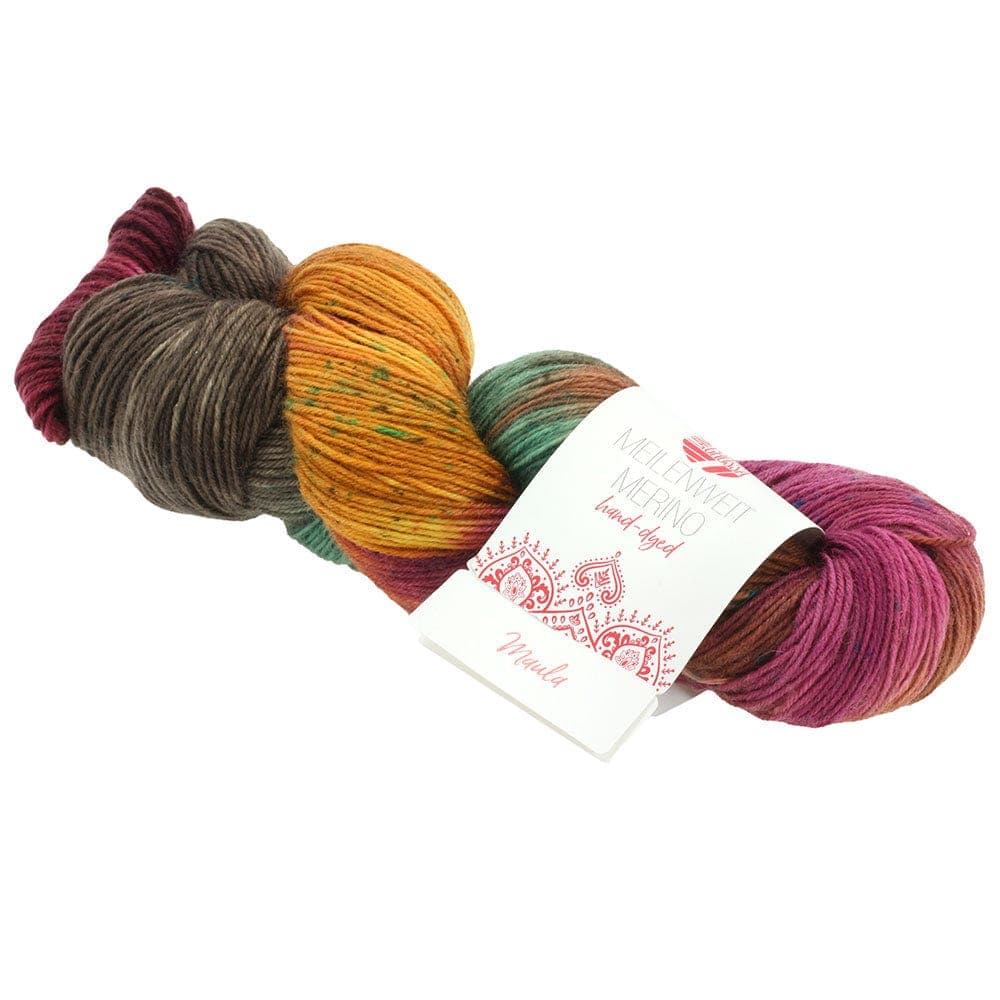 LANA GROSSA Garn 312 - Maula MEILENWEIT 100 MERINO HAND-DYED