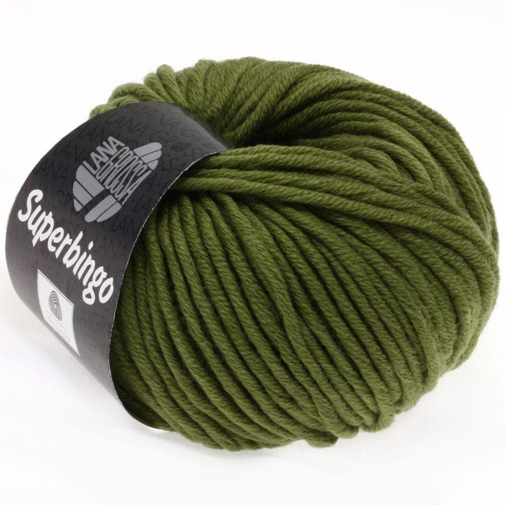 LANA GROSSA Garn 34 - Oliv SUPERBINGO