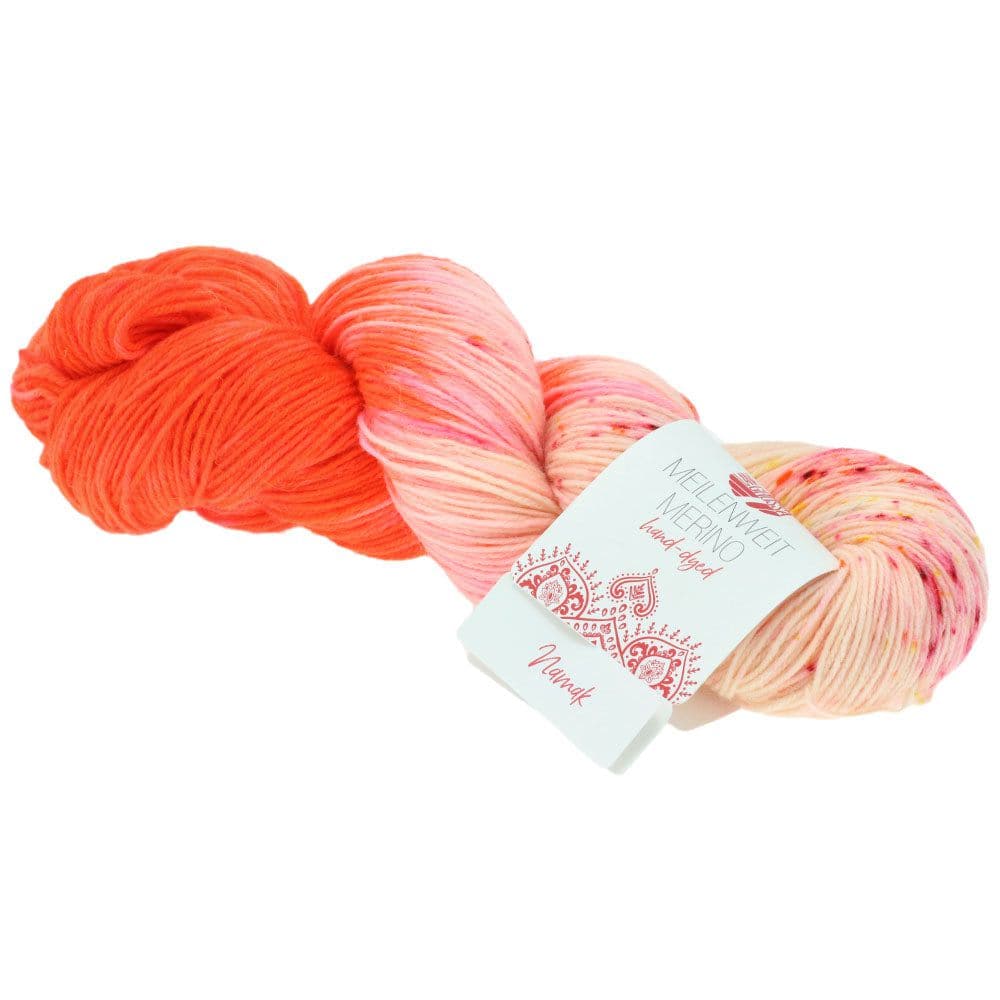 LANA GROSSA Garn 4 - Namak MEILENWEIT 100 MERINO HAND-DYED