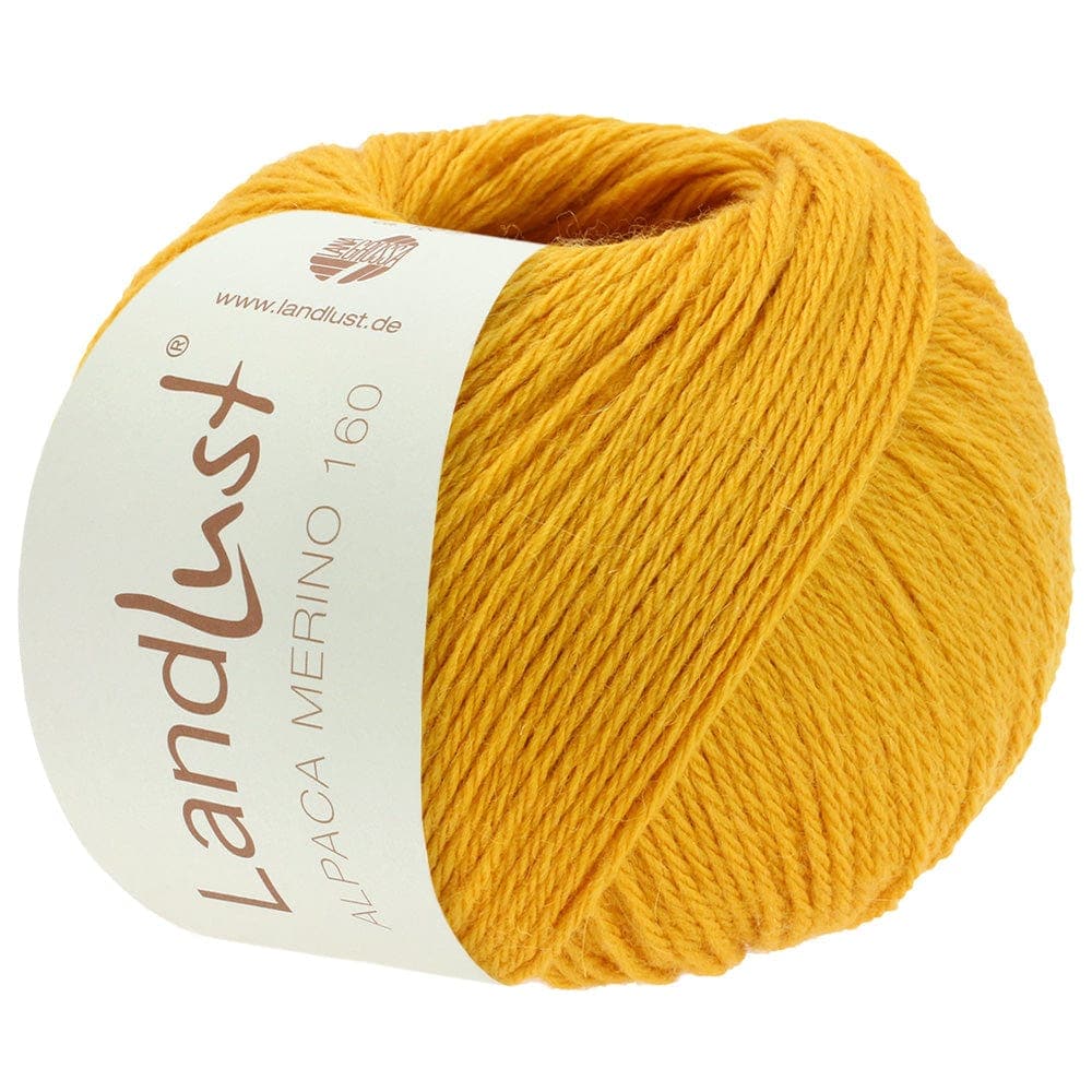 LANA GROSSA Garn 422 - Gelb LANDLUST ALPAKA MERINO 160