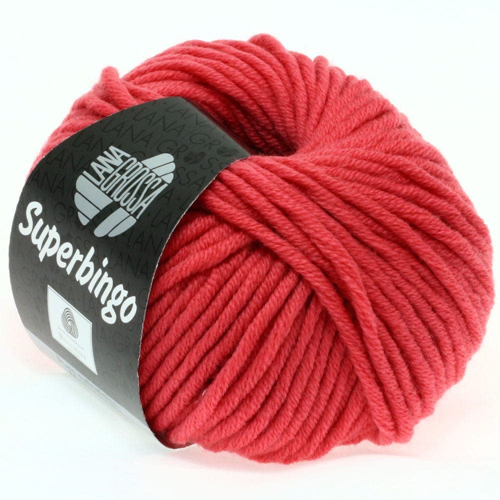 LANA GROSSA Garn 46 - Hellrot SUPERBINGO