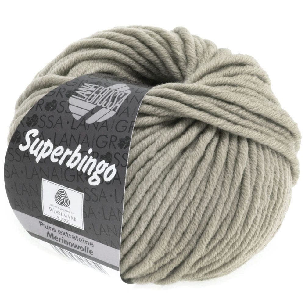 LANA GROSSA Garn 53 - Perlgrau SUPERBINGO