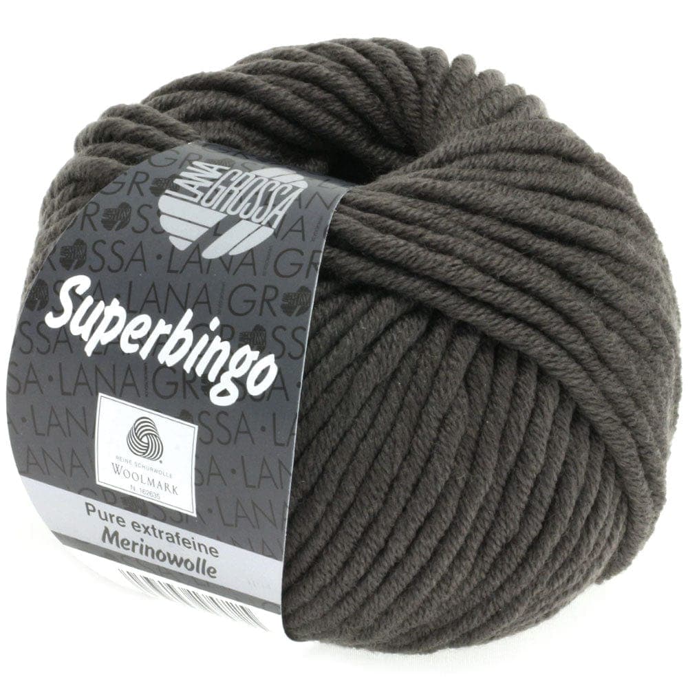 LANA GROSSA Garn 54 - Sepiabraun SUPERBINGO