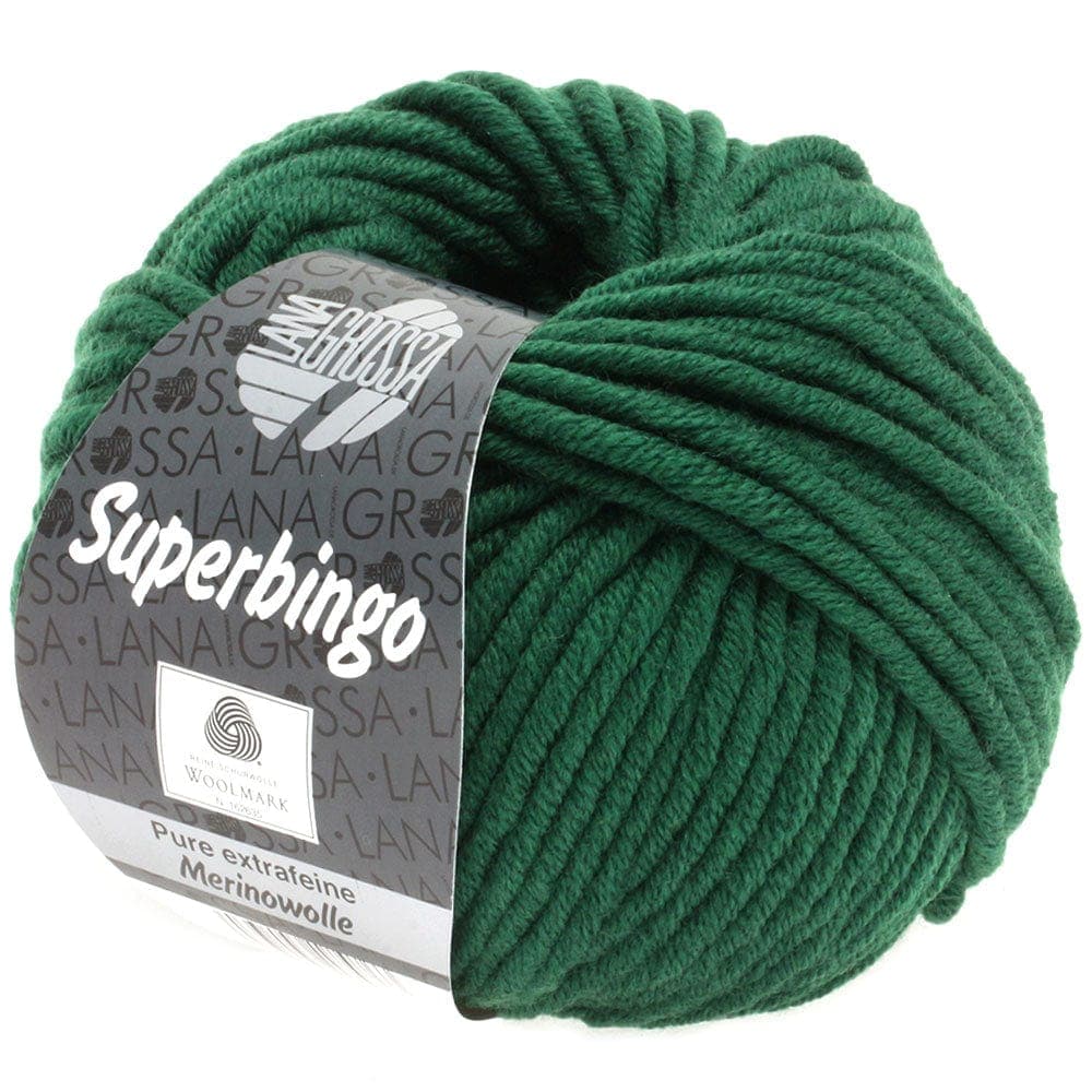 LANA GROSSA Garn 57 - Flaschengrün SUPERBINGO