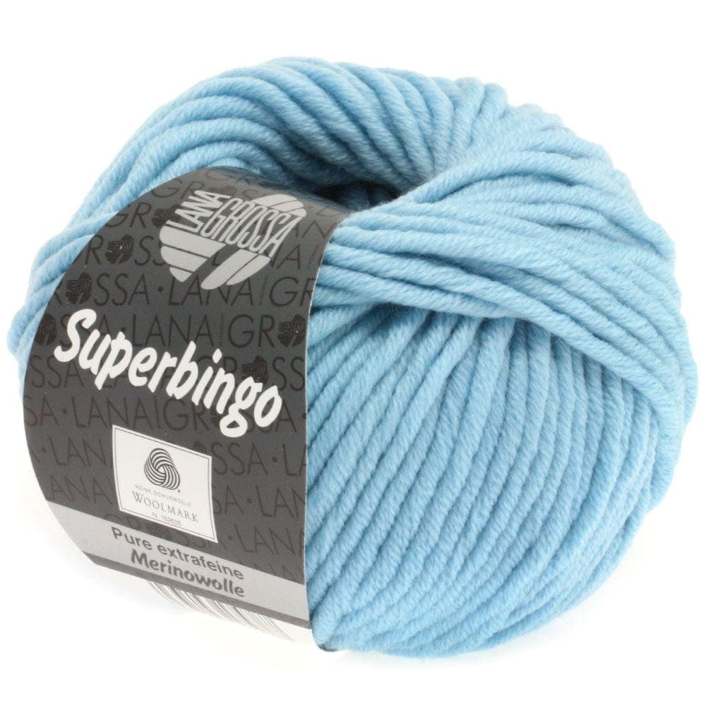 LANA GROSSA Garn 59 - Hellblau SUPERBINGO