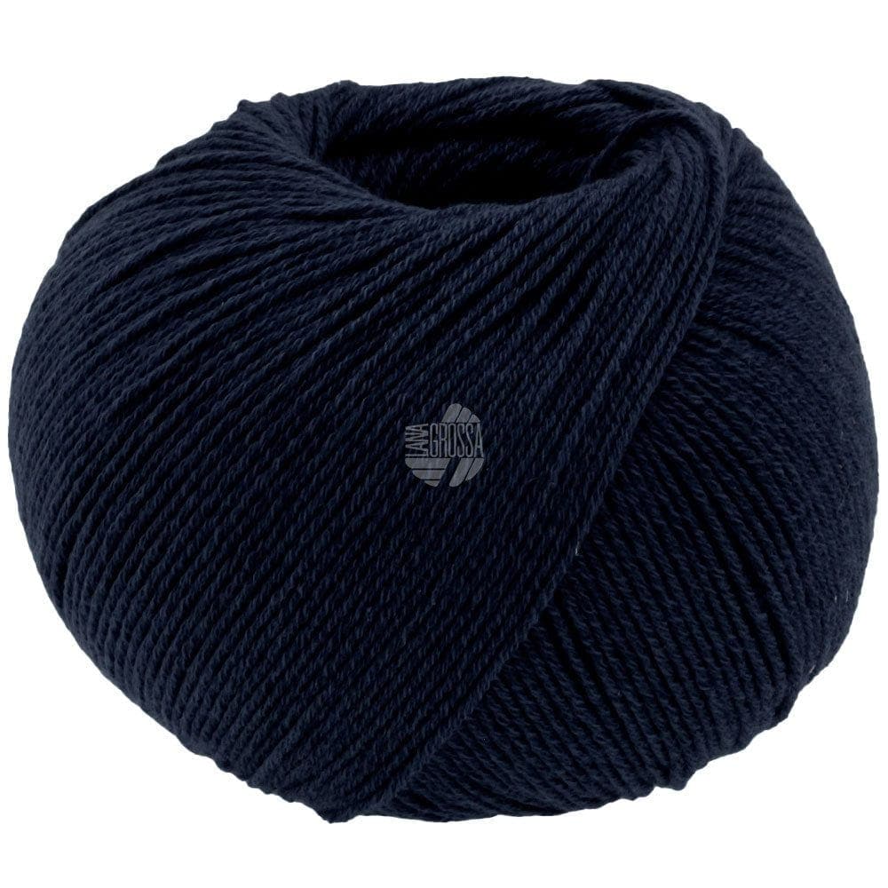 LANA GROSSA Garn 6 - Nachtblau COTTON WOOL