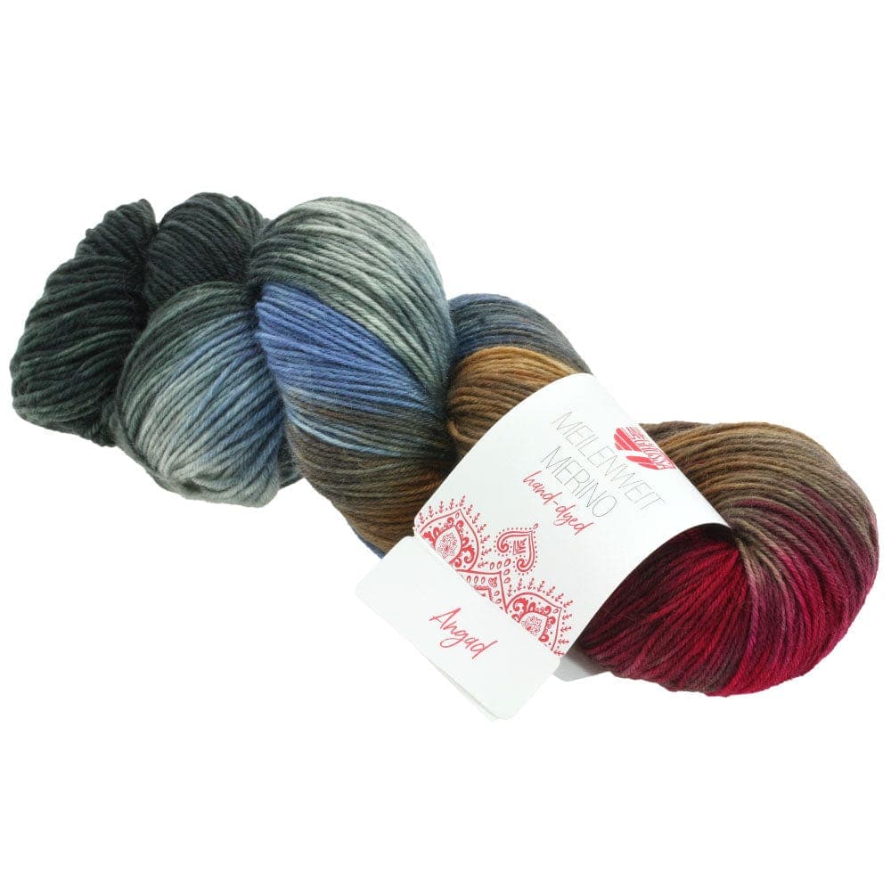 LANA GROSSA Garn 615 - Angad MEILENWEIT 100 MERINO HAND-DYED