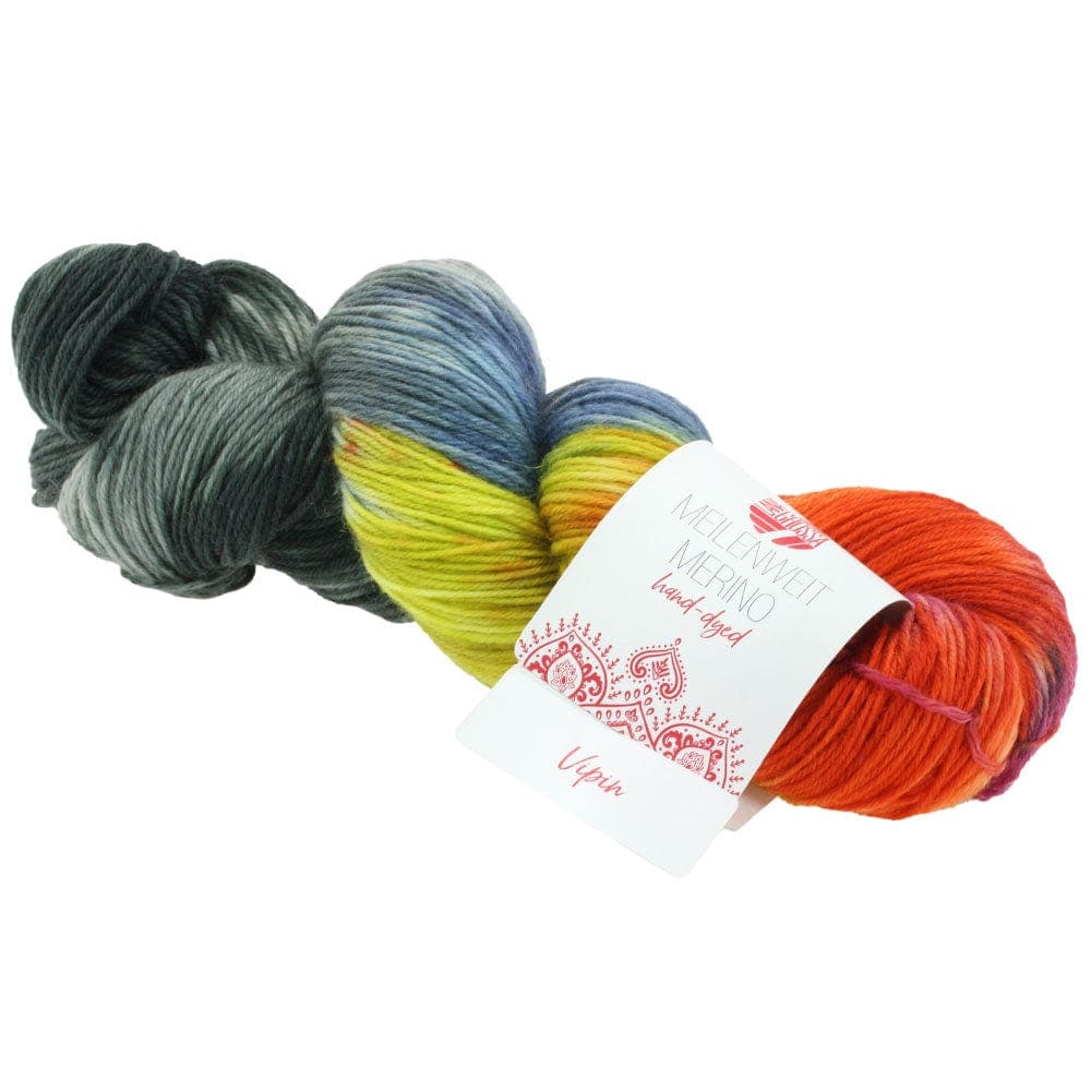 LANA GROSSA Garn 616 - Vipin MEILENWEIT 100 MERINO HAND-DYED