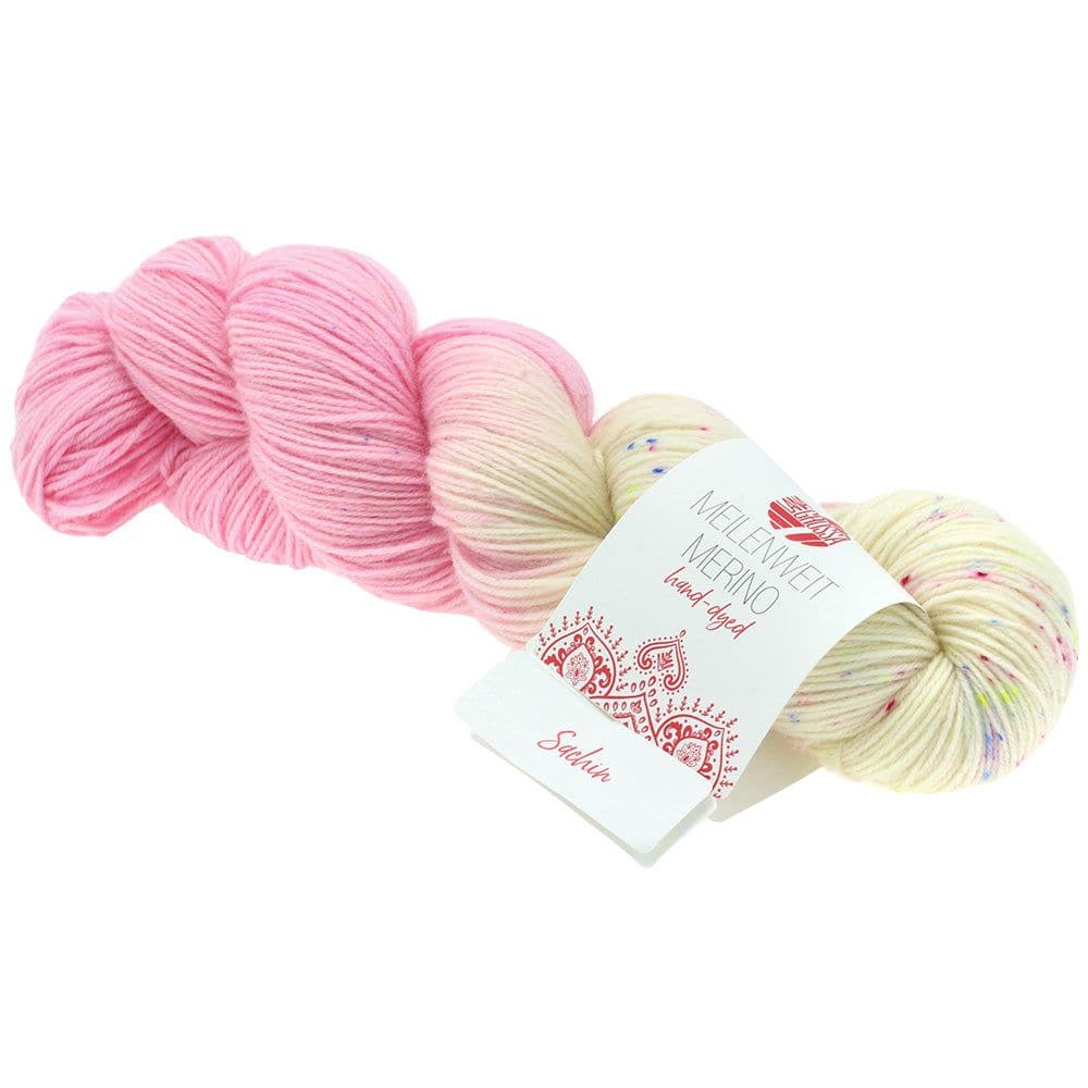LANA GROSSA Garn 7 - Sachin MEILENWEIT 100 MERINO HAND-DYED
