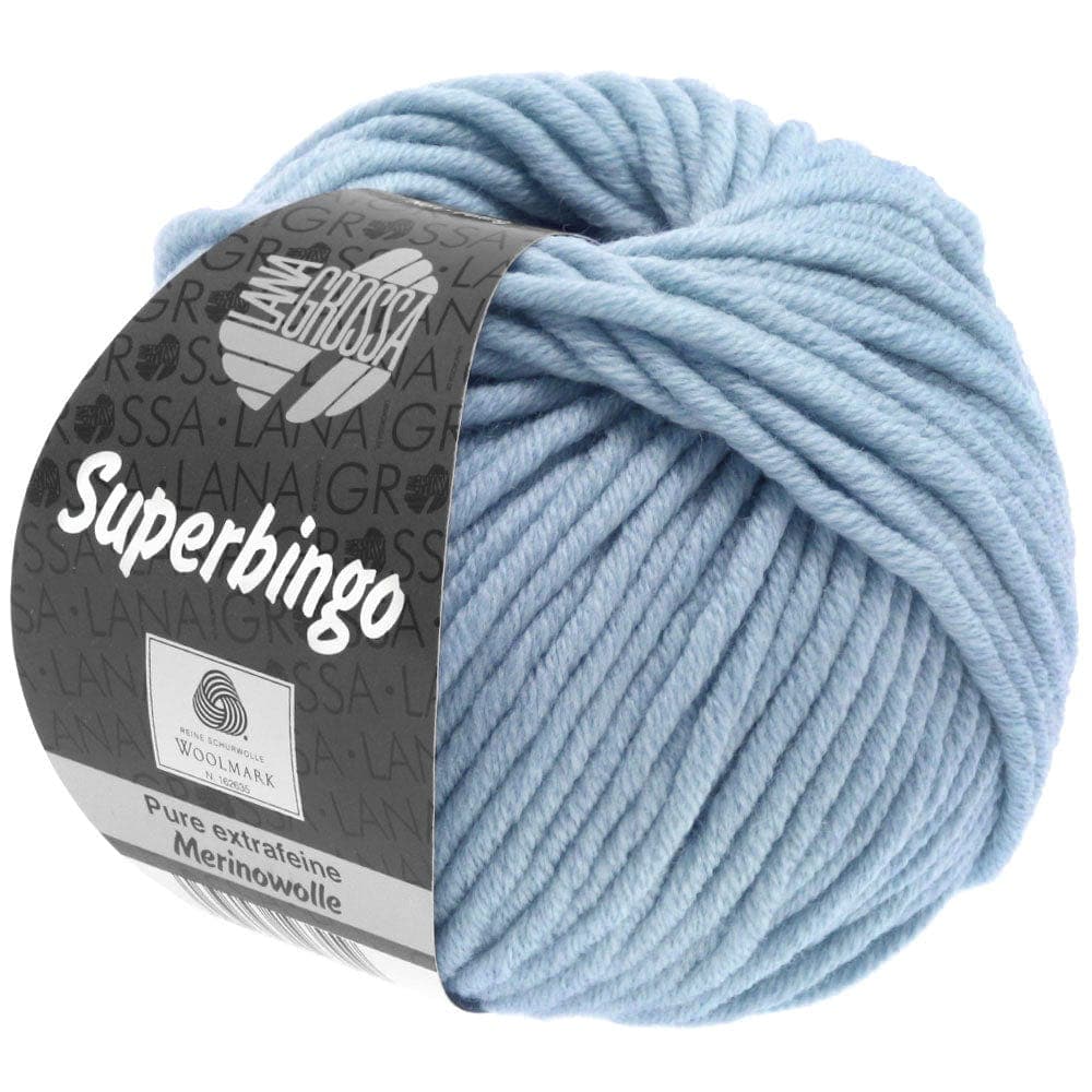 LANA GROSSA Garn 73 - Graublau SUPERBINGO