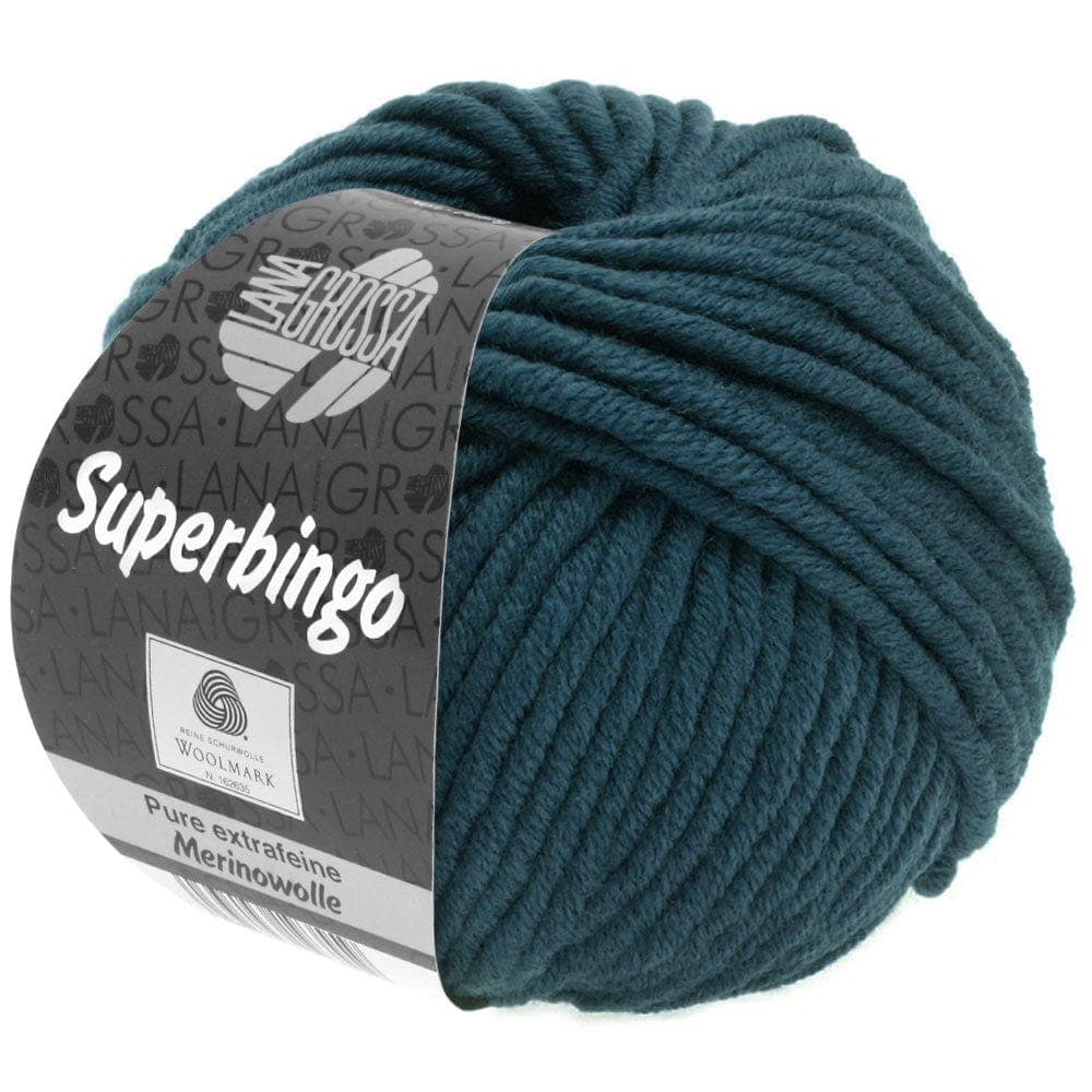 LANA GROSSA Garn 74 - Dunkelpetrol SUPERBINGO