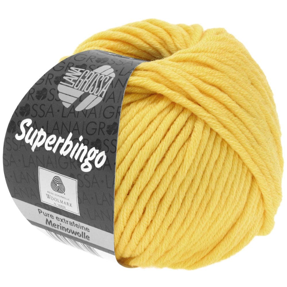 LANA GROSSA Garn 78 - Gelb SUPERBINGO