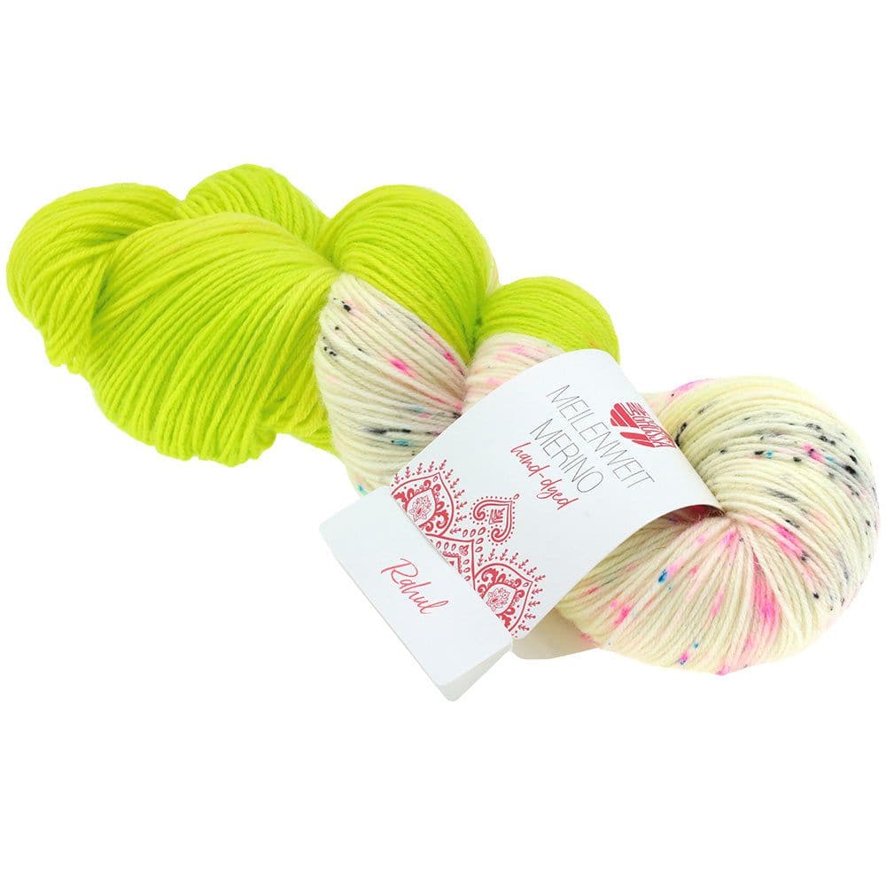 LANA GROSSA Garn 8 - Rahul MEILENWEIT 100 MERINO HAND-DYED