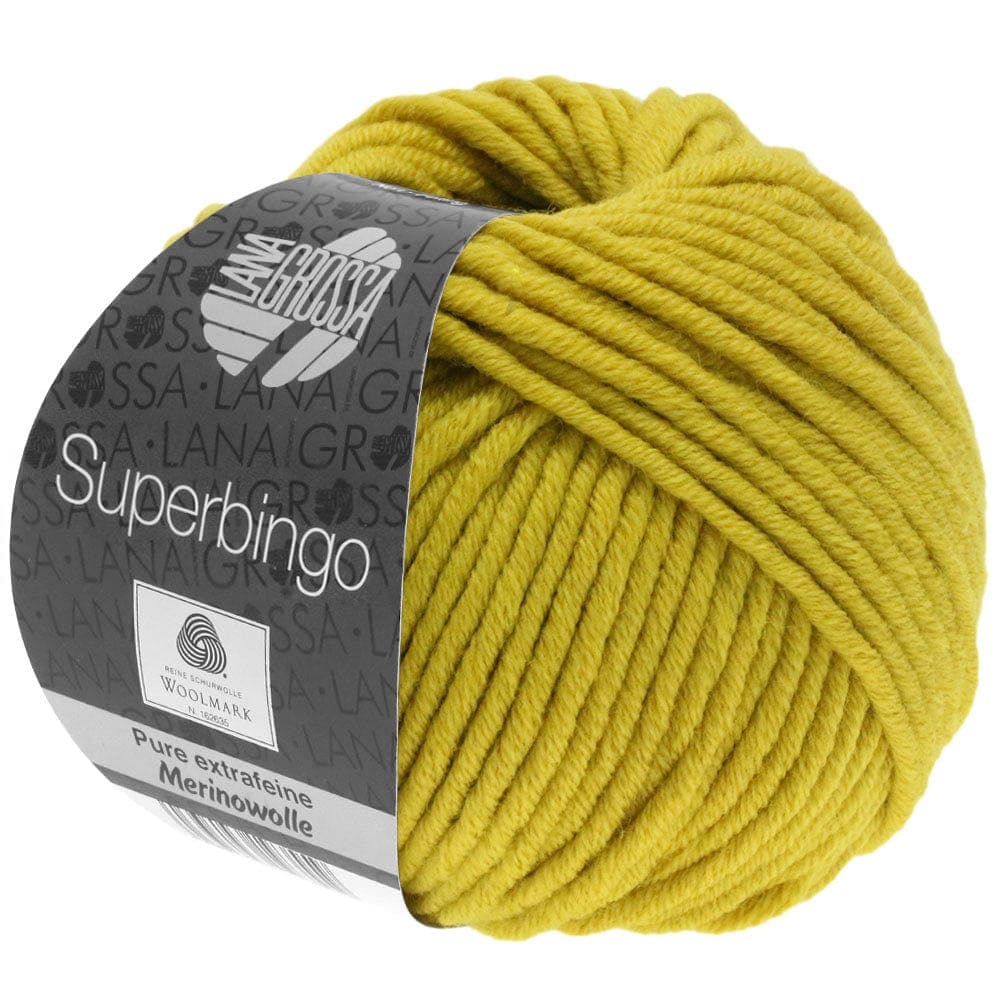 LANA GROSSA Garn 81 - Senf SUPERBINGO
