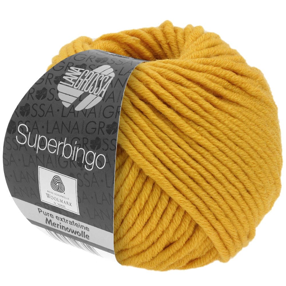 LANA GROSSA Garn 89 - Safrangelb SUPERBINGO