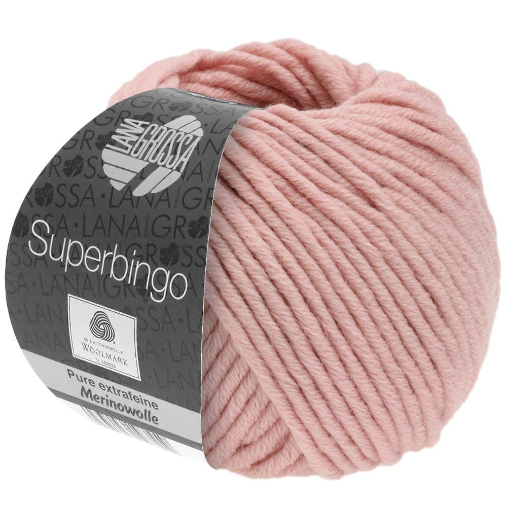 LANA GROSSA Garn 92 - Pastellrosa SUPERBINGO