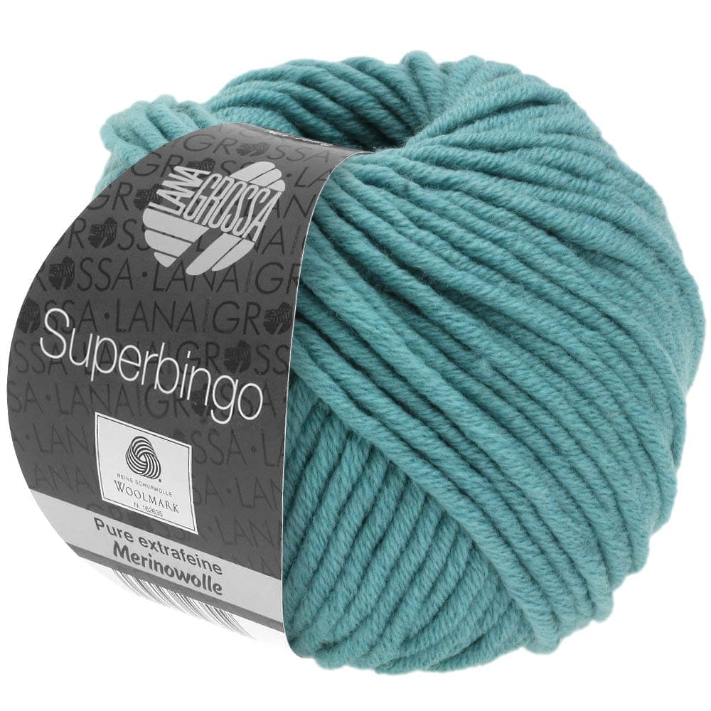 LANA GROSSA Garn 95 - Seegrün SUPERBINGO